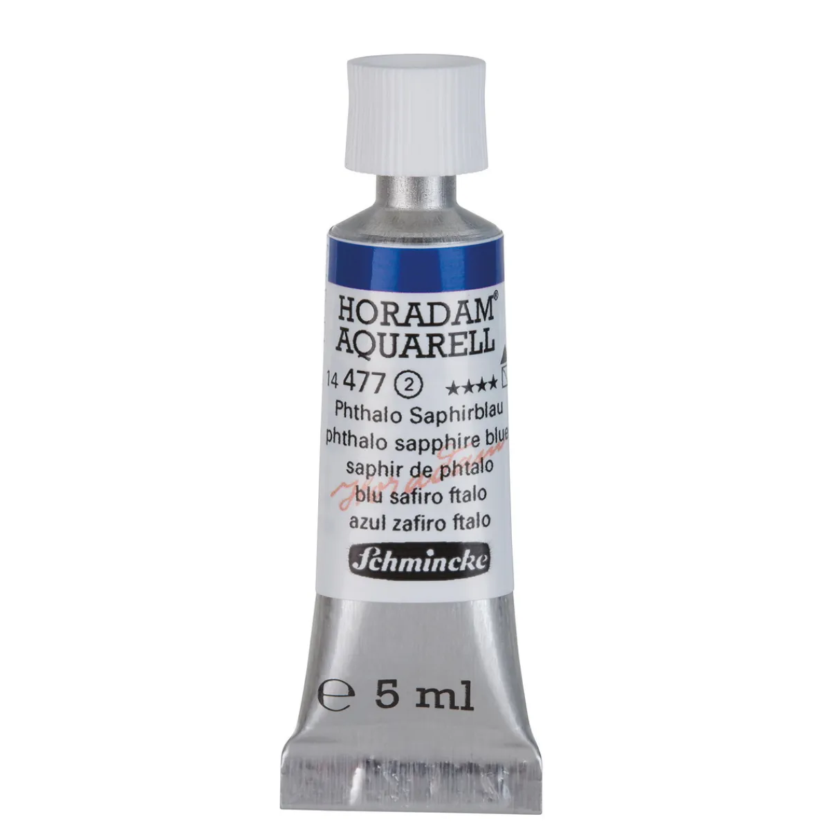 Schmincke Horadam akvarellfärg 5 ml – Phthalo sapphire blue 477 | Akvarell- & Vattenfärger