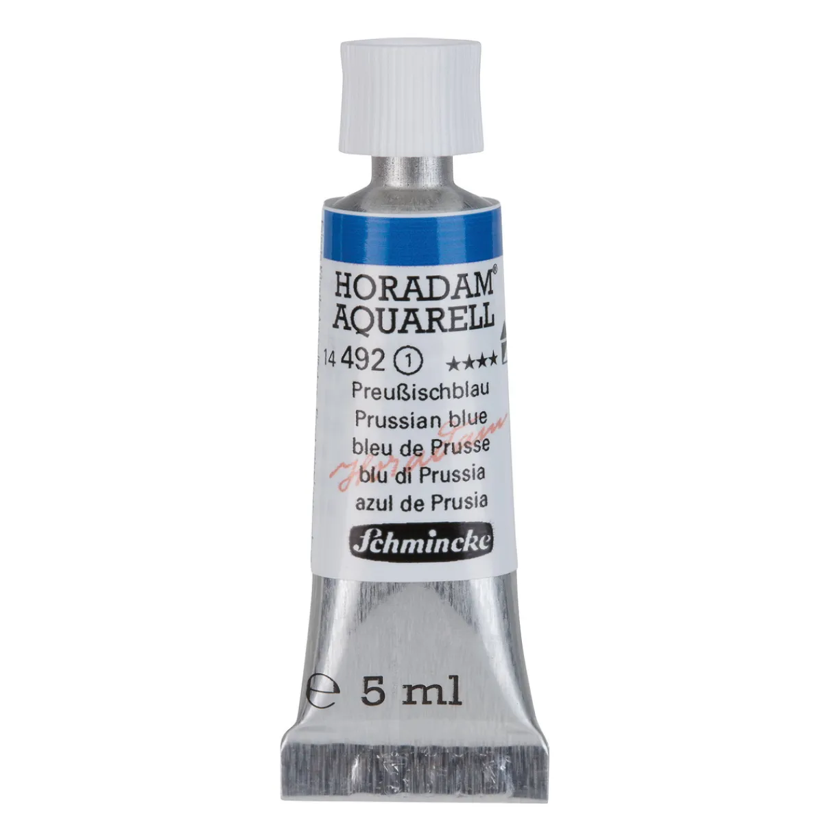Schmincke Horadam akvarellfärg 5 ml – Prussian blue 492 | Akvarell- & Vattenfärger