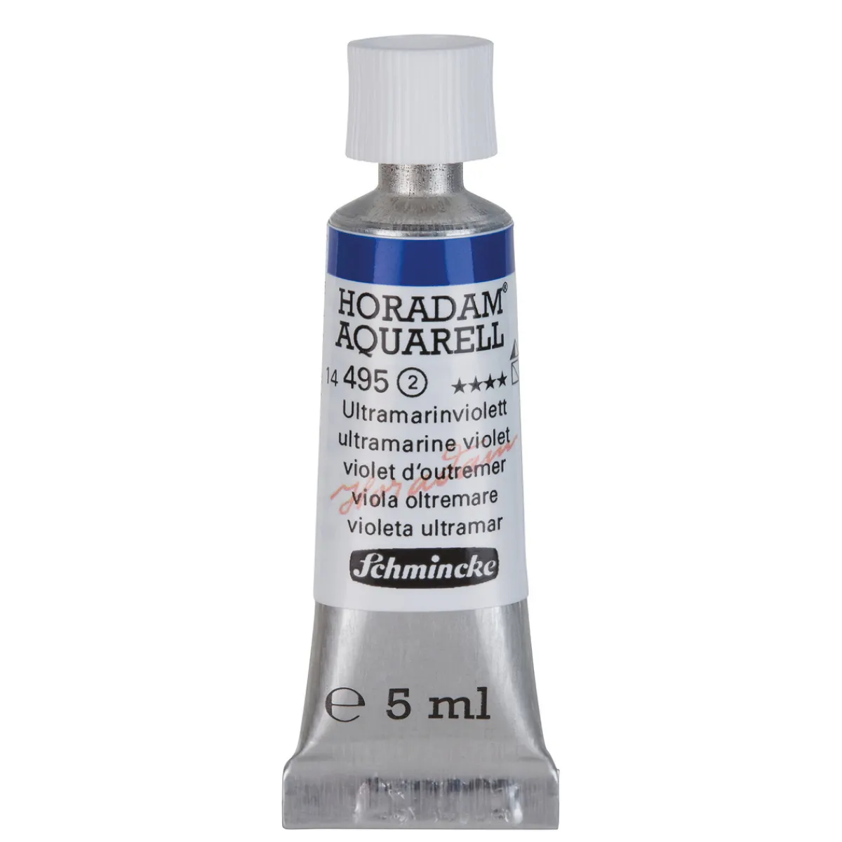 Schmincke Horadam akvarellfärg 5 ml – Ultramarine violet 495 | Akvarell- & Vattenfärger