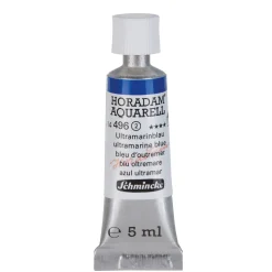 Schmincke Horadam akvarellfärg 5 ml – Ultramarine blue 496 | Akvarell- & Vattenfärger