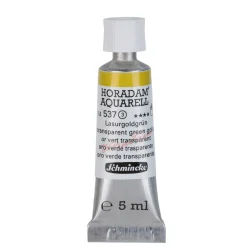 Schmincke Horadam akvarellfärg 5 ml – Transparent green gold 537