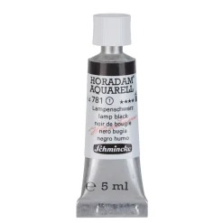 Schmincke Horadam akvarellfärg 5 ml – Lamp black 781 | Akvarell- & Vattenfärger