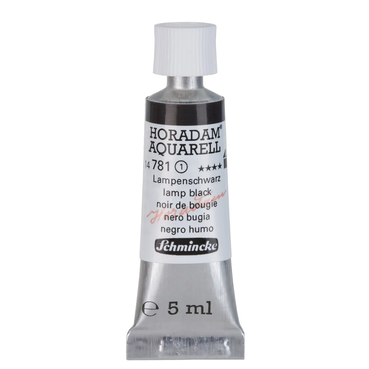Schmincke Horadam akvarellfärg 5 ml – Lamp black 781 | Akvarell- & Vattenfärger