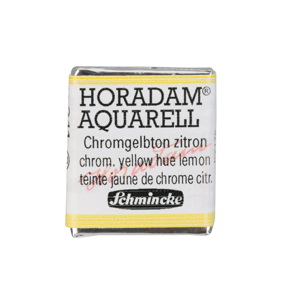Schmincke Horadam akvarellfärg ½ kopp – Chromium yellow hue lemon 211 | Akvarell- & Vattenfärger
