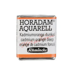 Schmincke Horadam akvarellfärg ½ kopp – Cadmium orange deep 228 | Akvarell- & Vattenfärger