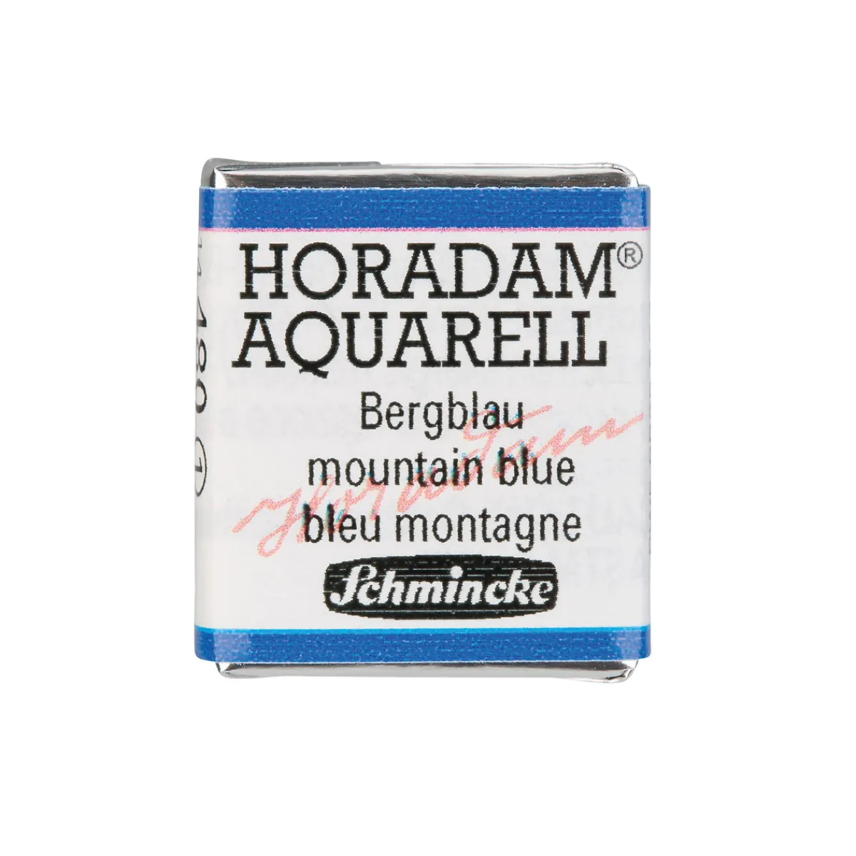Schmincke Horadam akvarellfärg ½ kopp – Mountain blue 480