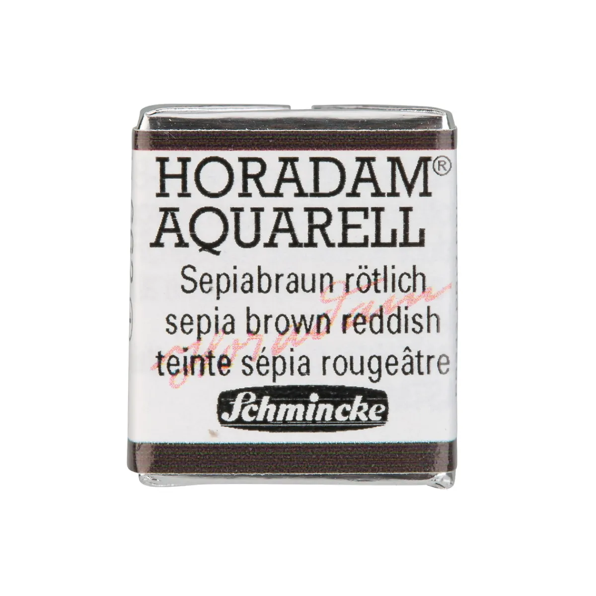 Schmincke Horadam akvarellfärg ½ kopp – Sepia brown reddish 662 | Akvarell- & Vattenfärger
