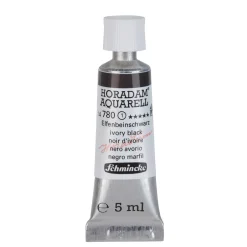 Schmincke Horadam akvarellfärg 5 ml – Ivory black 780