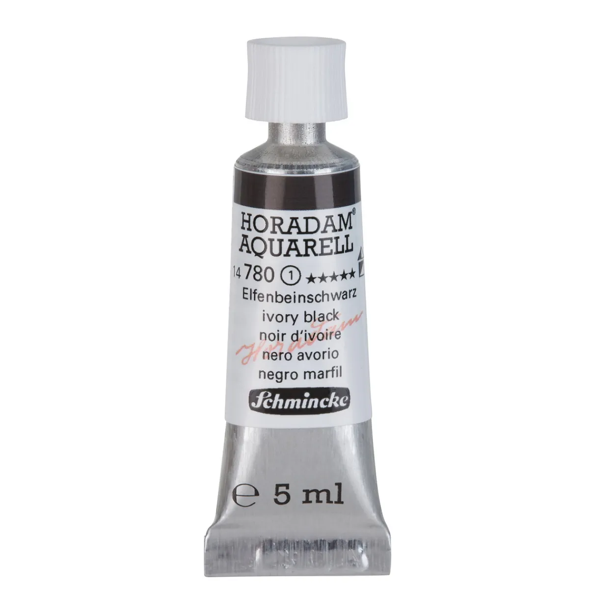 Schmincke Horadam akvarellfärg 5 ml – Ivory black 780