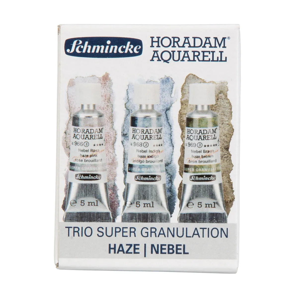 Schmincke Horadam Supergranulation akvarellfärg – 3×5 ml Haze Colours | Akvarell- & Vattenfärger