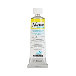 Schmincke Norma Blue vattenlöslig oljefärg 35 ml Lemon yellow 21236 | Oljefärger