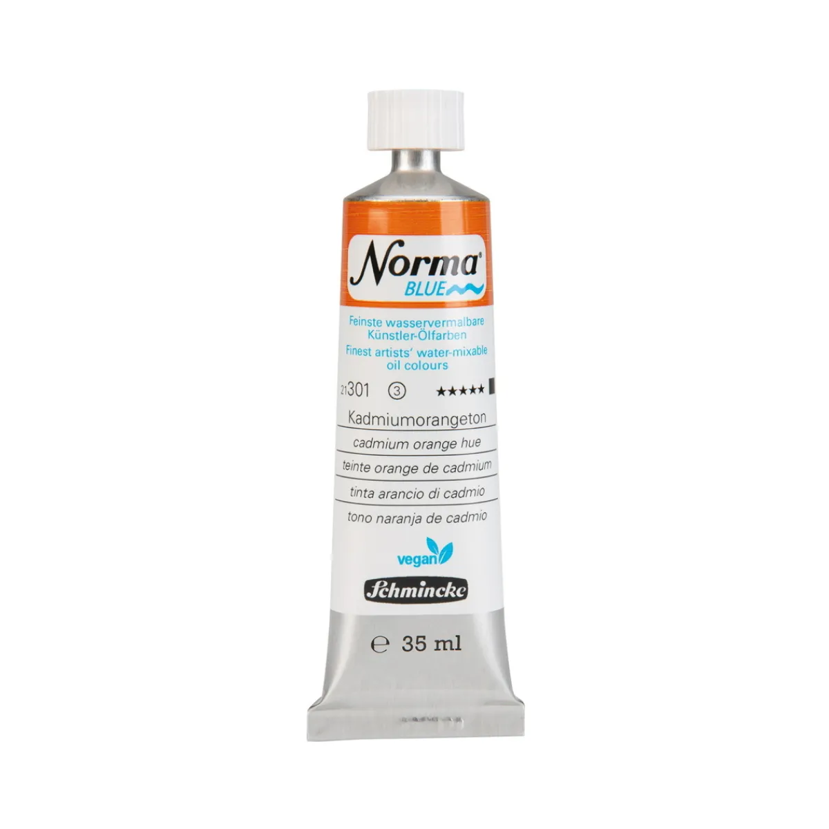 Schmincke Norma Blue vattenlöslig oljefärg 35 ml Poppy red 21304