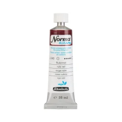 Schmincke Norma Blue vattenlöslig oljefärg 35 ml Ruby red 21346 | Oljefärger