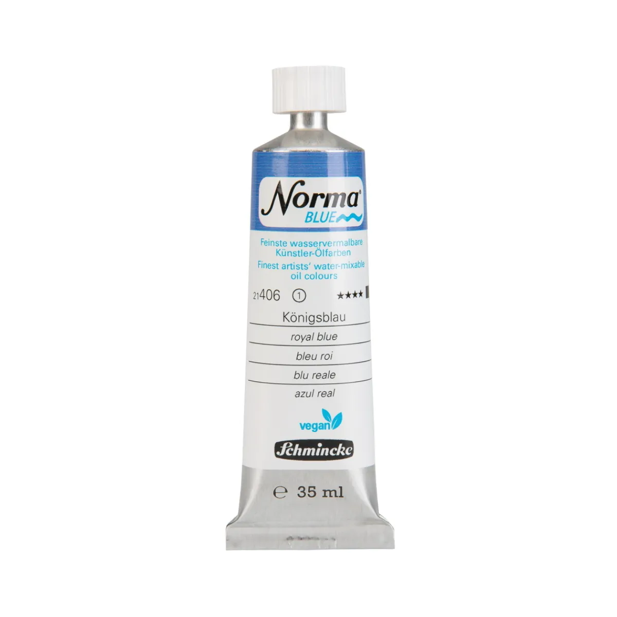 Schmincke Norma Blue vattenlöslig oljefärg 35 ml Cobalt blue hue deep 21407