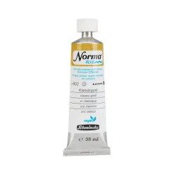 Schmincke Norma Blue vattenlöslig oljefärg 35 ml Classic gold 21802 | Oljefärger