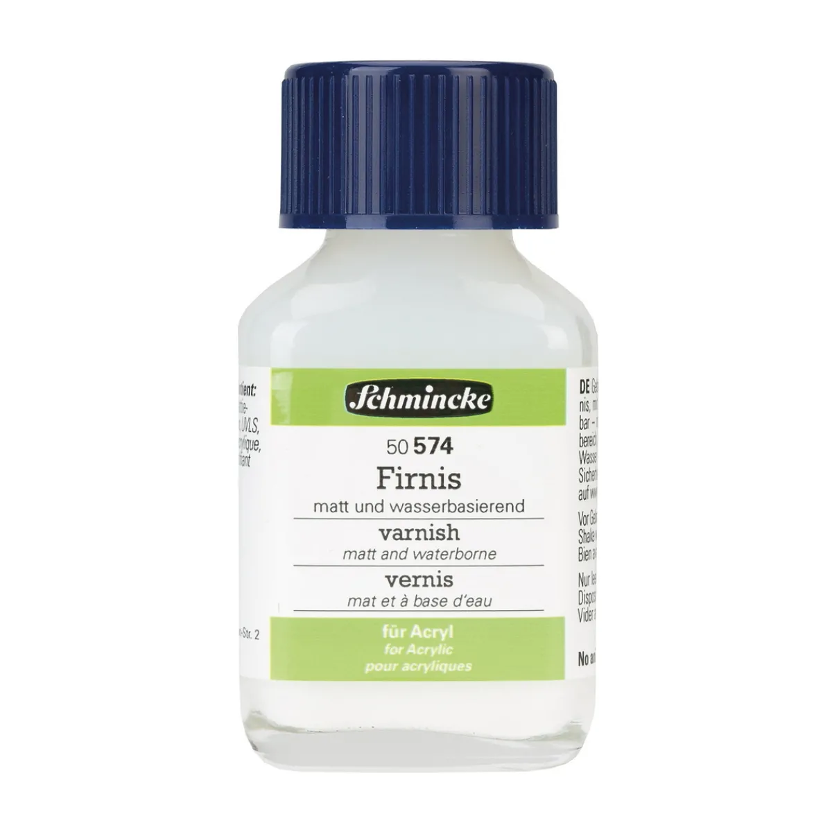 Schmincke Varnish Matt, skyddslack / fernissa för akrylfärg, 60 ml
