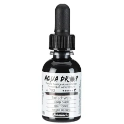 Schmincke Schminke Aqua Drop 30 ml Deep Black 780 | Akvarell- & Vattenfärger