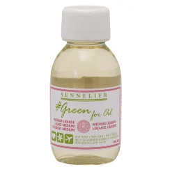 Sennelier Green for Oil Liquid medium för oljefärg, 100 ml | Målarmedier