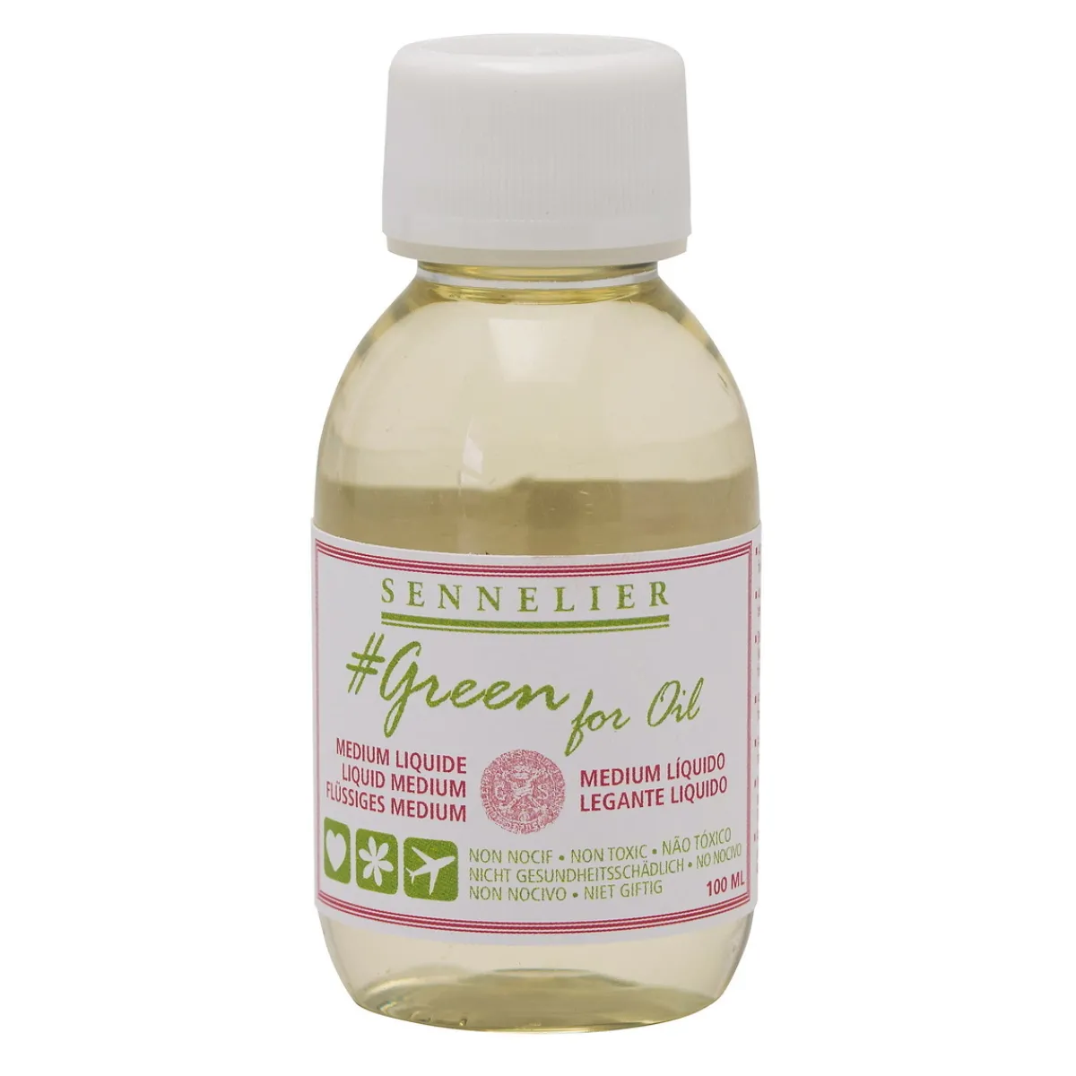 Sennelier Green for Oil Liquid medium för oljefärg, 100 ml | Målarmedier