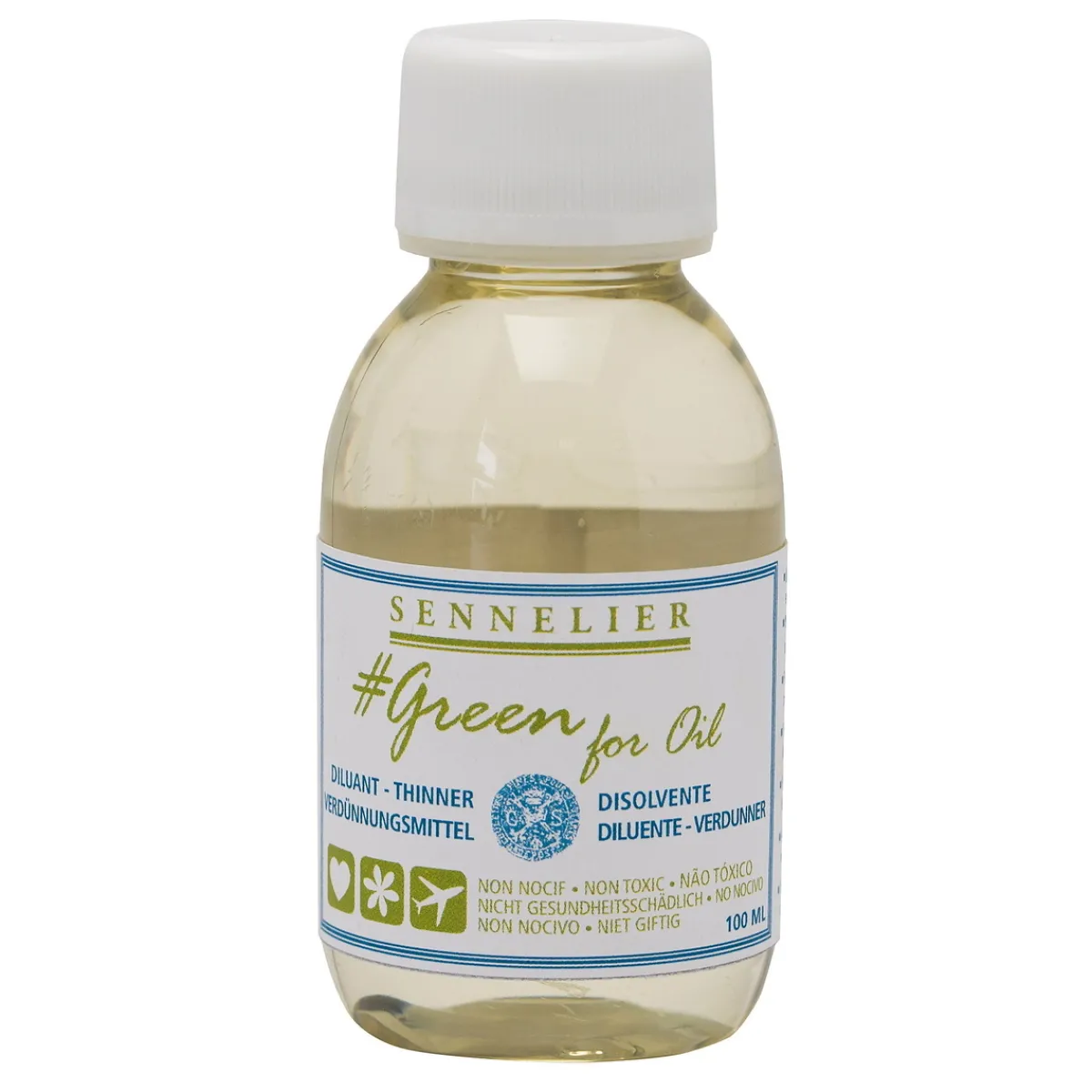 Sennelier Green for Oil Thinner, förtunningsmedel för oljefärg, 100 ml