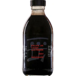 Sennelier Ink A La pagode, svart tusch / bläck 250 ml | Bläck & Tusch