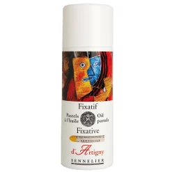 Sennelier Oil Pastels Fixative 400 ml, skyddande fixativ för oljepasteller | Tillbehör & Refill