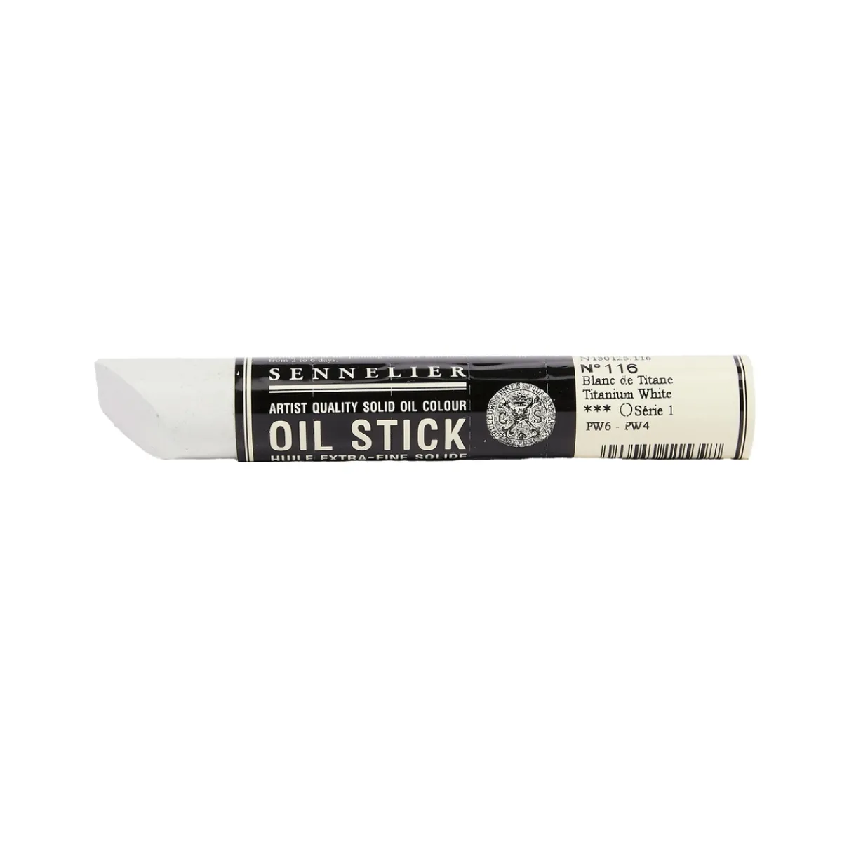 Sennelier Oil Stick 38 ml, oljefärgskrita Titanium White 116 | Oljefärger