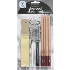 Panduro Hobby Set med kolpennor & tillbehör | Kolpennor & Ritkol