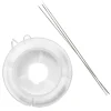Panduro Jewellery Set med 10 m elastisk smyckestråd & 3 pärlnålar för smyckestillverkning