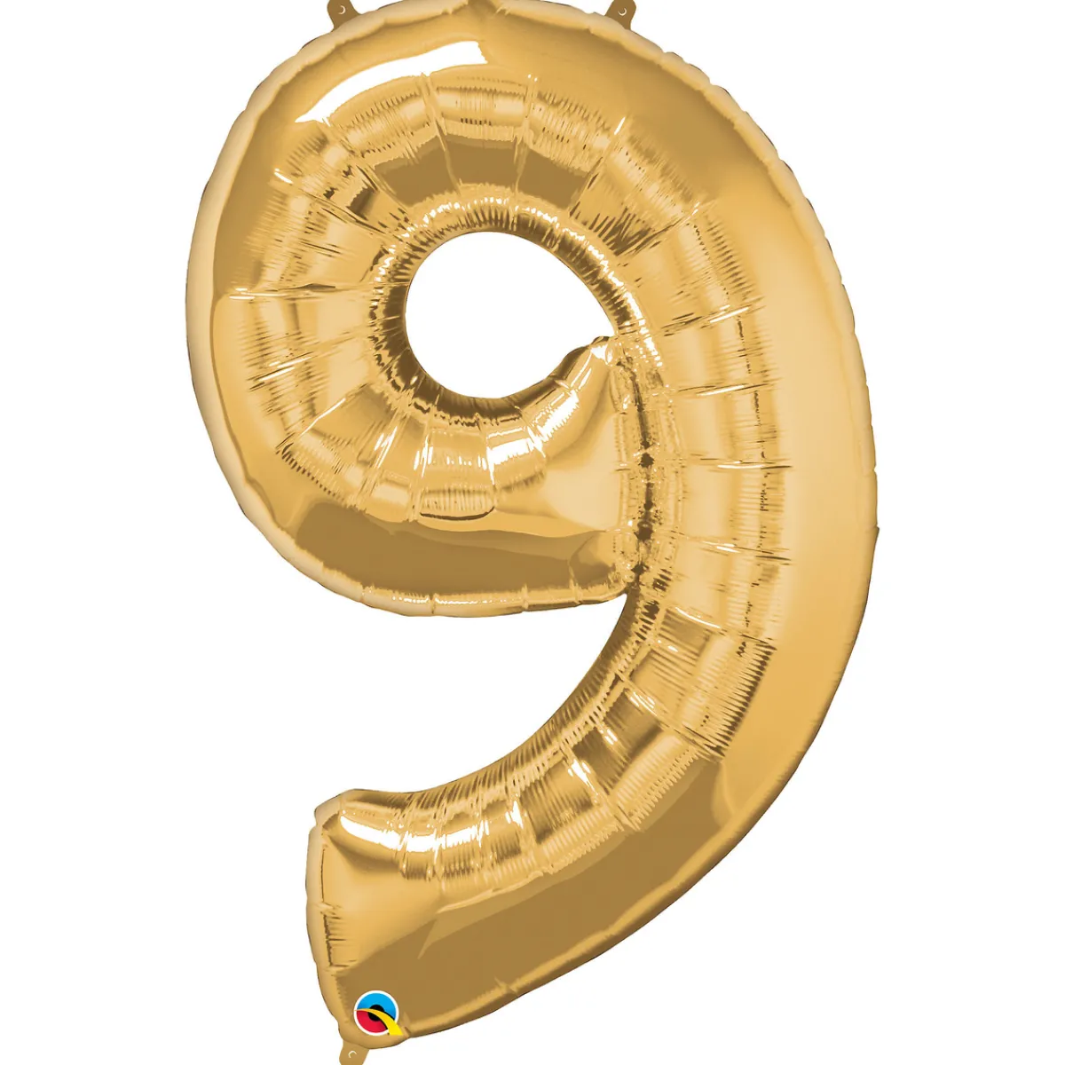 Amscan Sifferballong 9 Guld 66 cm | Barn Ballonger