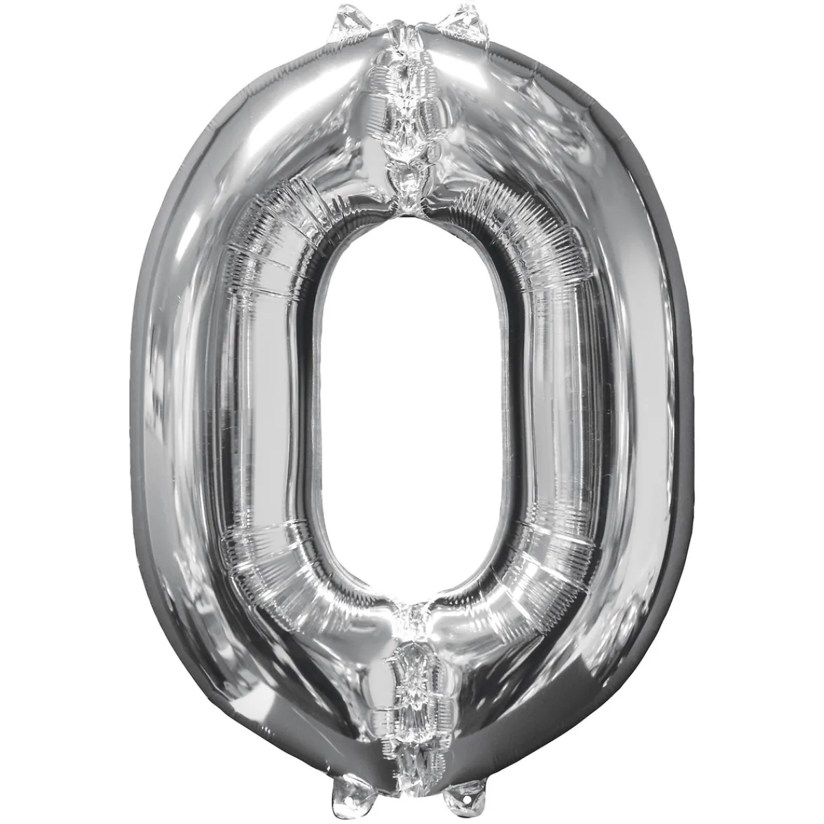Barn Amscan Sifferballong 0 Silver 66 cm