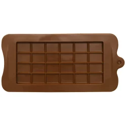 Panduro Hobby Silikonform chokladform för chokladkaka 220×105×8 mm, skapa dubai choklad! | Bakformar