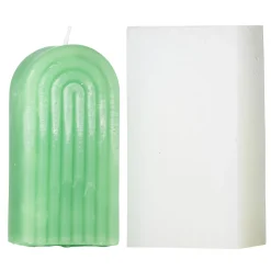 Panduro Hobby Silikonform för att gjuta ljus – båge / valv – 5,9×3,9×11,8 cm | Silikonform
