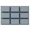 Panduro Hobby Silikonform för livsmedel 9 rektangulära fördjupningar, 30×20×3 cm | Silikonform