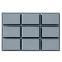 Panduro Hobby Silikonform för livsmedel 9 rektangulära fördjupningar, 30×20×3 cm | Silikonform