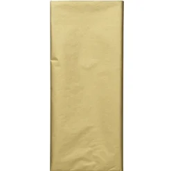 Panduro Hobby Silkespapper 5 ark à 70×50 cm, guldiga ark. 17 g/m²