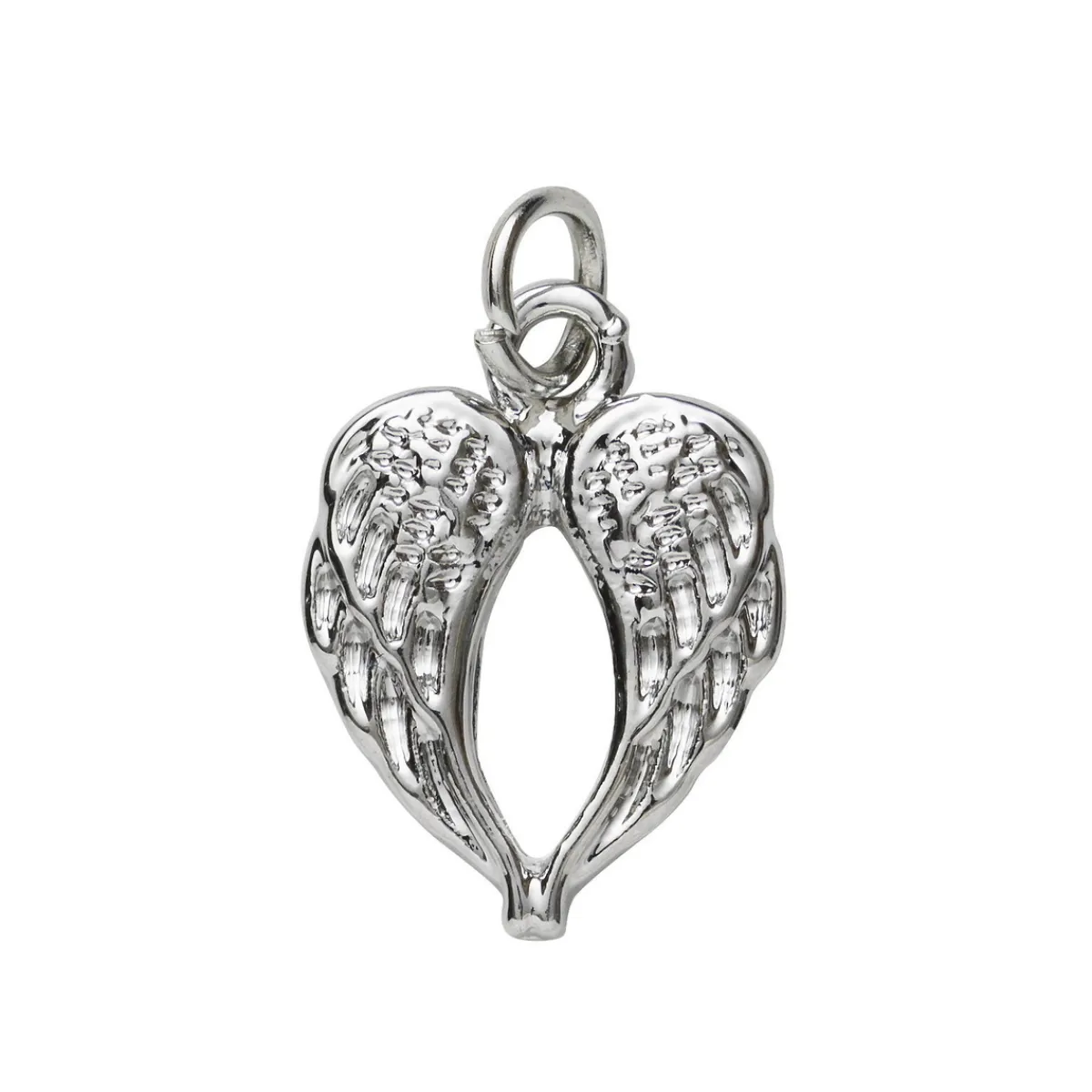 Panduro Jewellery Silverfärgat hänge charm änglavingar 12×16 mm
