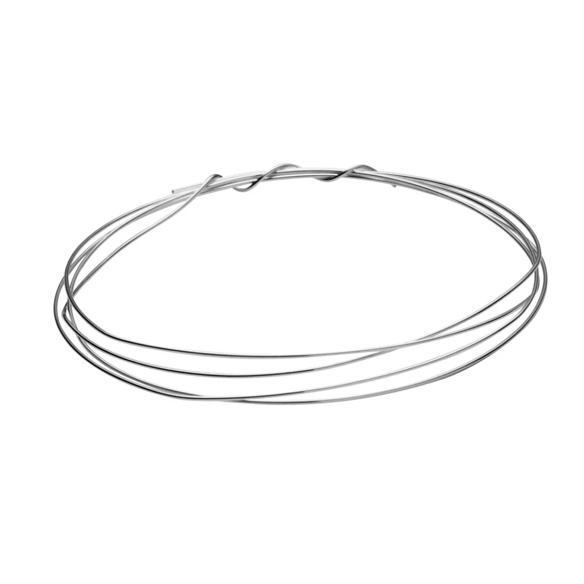 Oklassificerat Silvertråd – 925 sterling silver Ø0,8 mm, 1 m lång