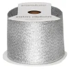 Panduro Hobby Silvrigt glitterband – 8 m långt 40 mm brett