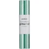 Panduro Hobby Självhäftande glitterpapper grön, 2 rullar à 25×100 cm