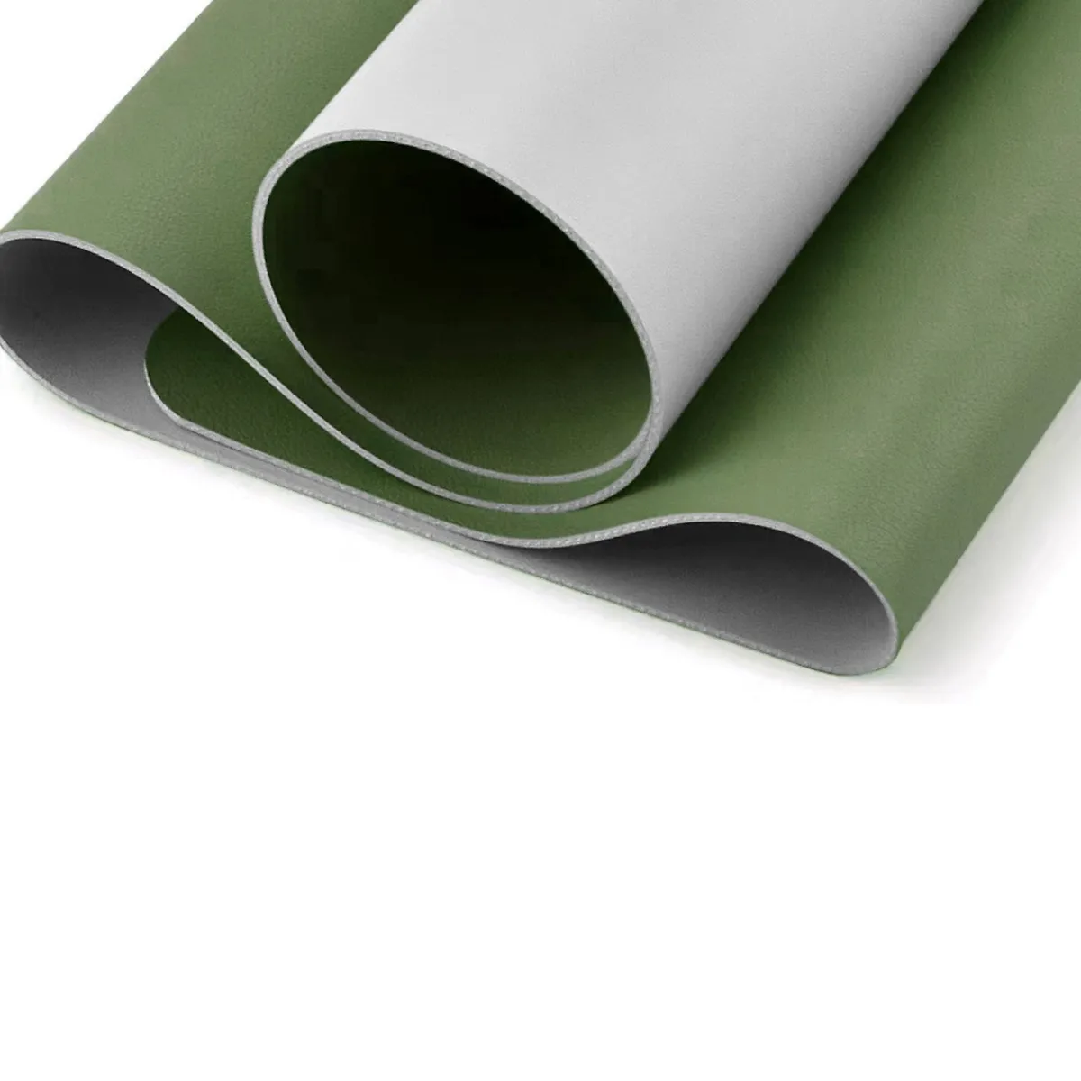 Kozo Skrivbordsunderlägg av PU-läder / fuskläder, grå. Mått: 90×43×0,2 cm