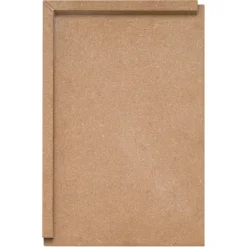 Oklassificerat Skärunderlag för linoleum 20×30 cm, av spånplatta med gummifötter