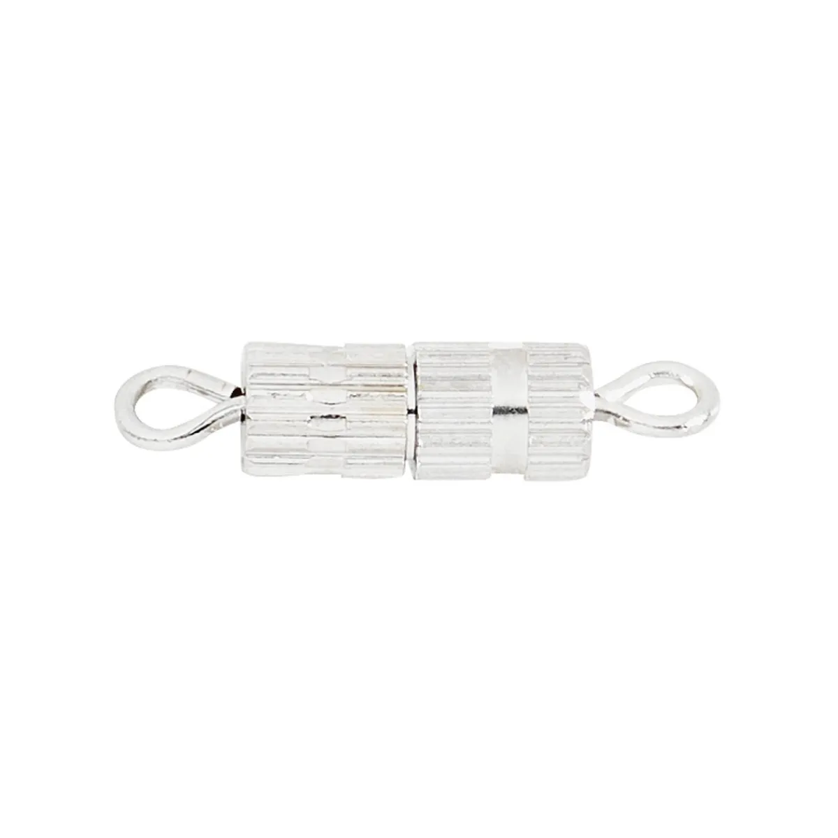 Panduro Jewellery Skruvlås 4 mm silverfg 4 st | Lås