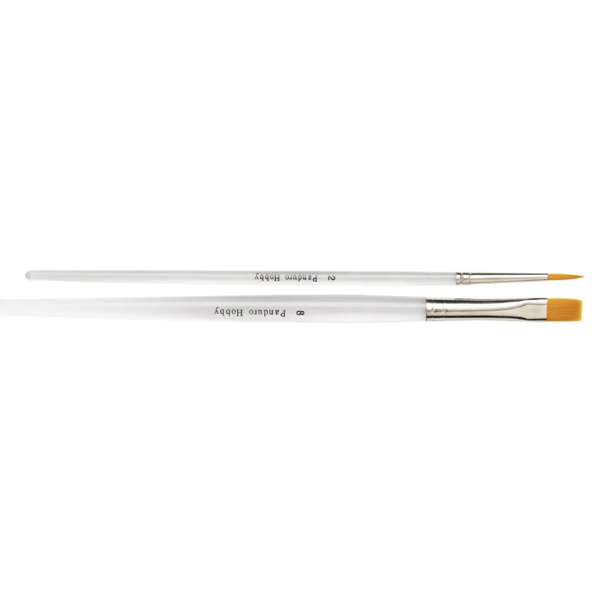 Barn Panduro Hobby Sminkpenslar rund + flat 2 st