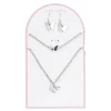 Panduro Jewellery Smyckeset silvrigt fjärils-tema, örhängen, armband & halsband | Övriga Tillbehör