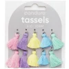 Panduro Jewellery Smycketofsar, tassels för smycken 20 mm färgmix 10 st