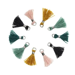 Panduro Jewellery Smycketofsar, tassels för smycken 12 mm trend 10 st | Tofsar
