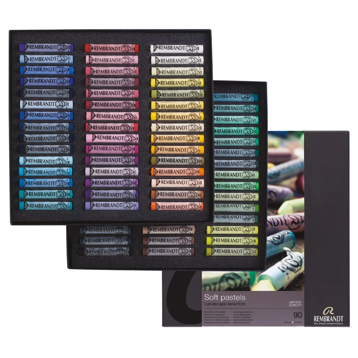 Rembrandt Soft Pastel 90st Set Landskap