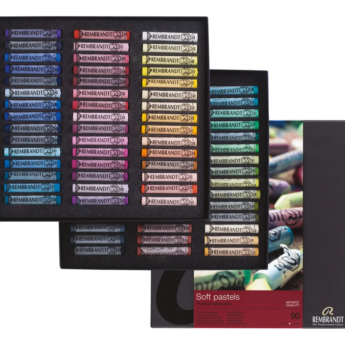 Rembrandt Soft Pastel 90st Set Porträtt | Kritor