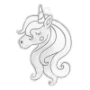 Panduro Hobby Solfångare enhörning unicorn 6,7×10,1 cm | Barn Fönsterfärg
